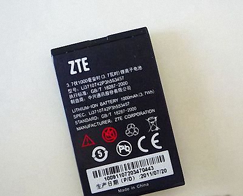ZTE Telstra smartphone T3020 RACER X850 Lithium-Ion battery