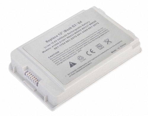 Apple iBook 12 inch G3 G4 A1061 A1008 M6497 M9337 M8956 661-2472 Rechargeable Lithium-Ion battery